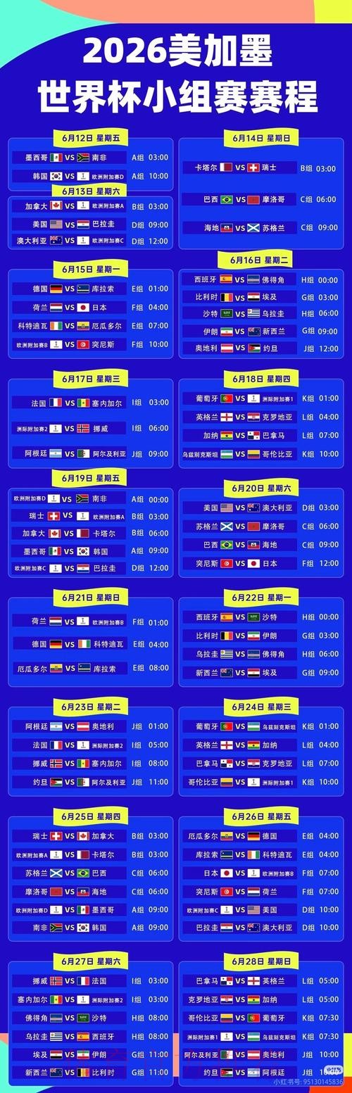 2026世界杯直播实时更新完整安排怎么看